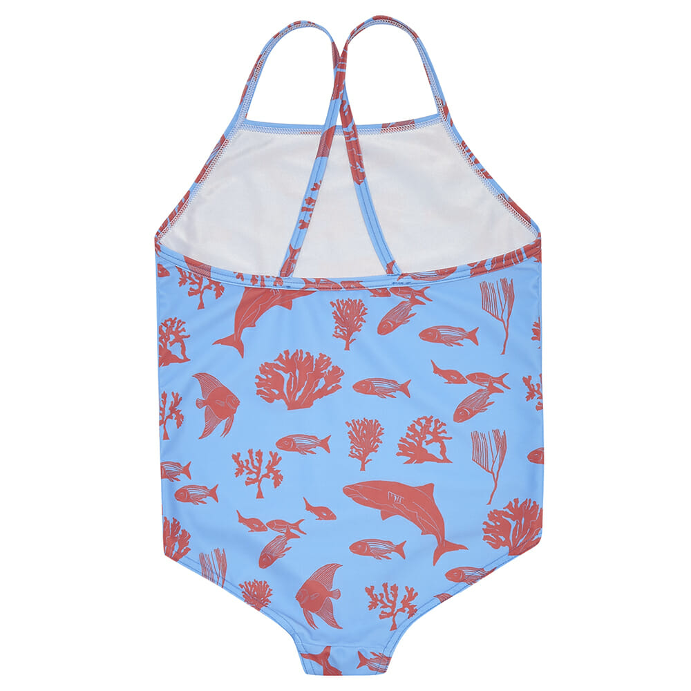 Coral/Fish Swimsuit