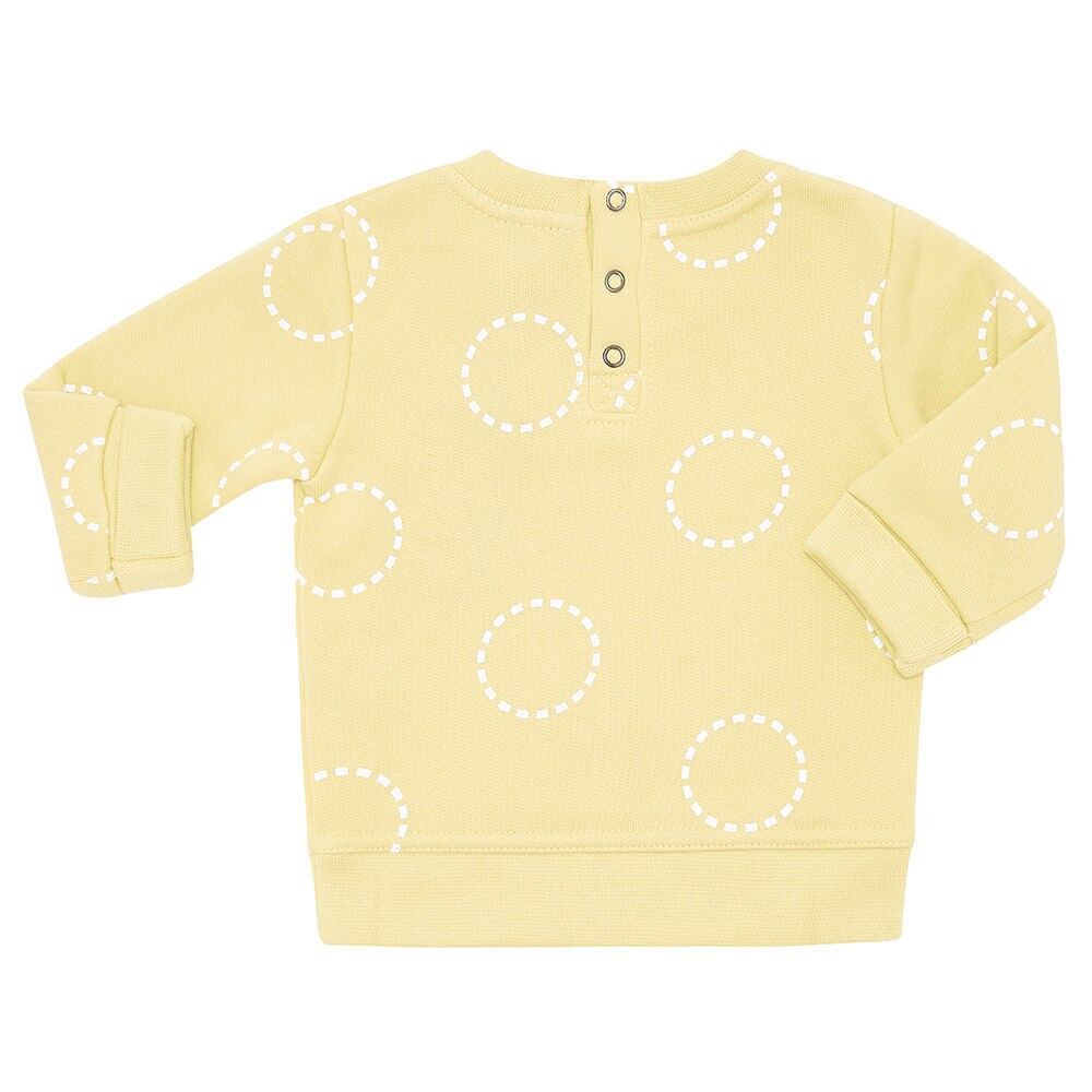 Mustard Circles Sweater