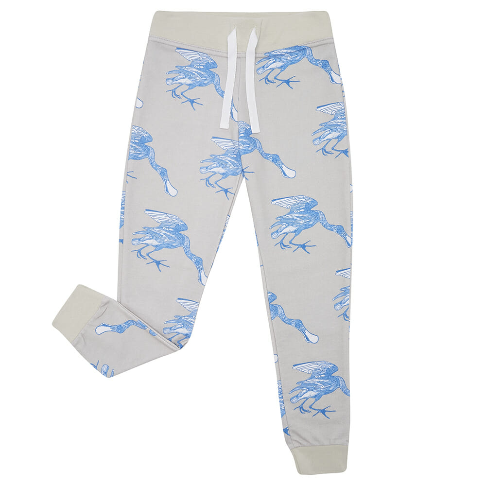 Grey Spoonbill Sweatpants