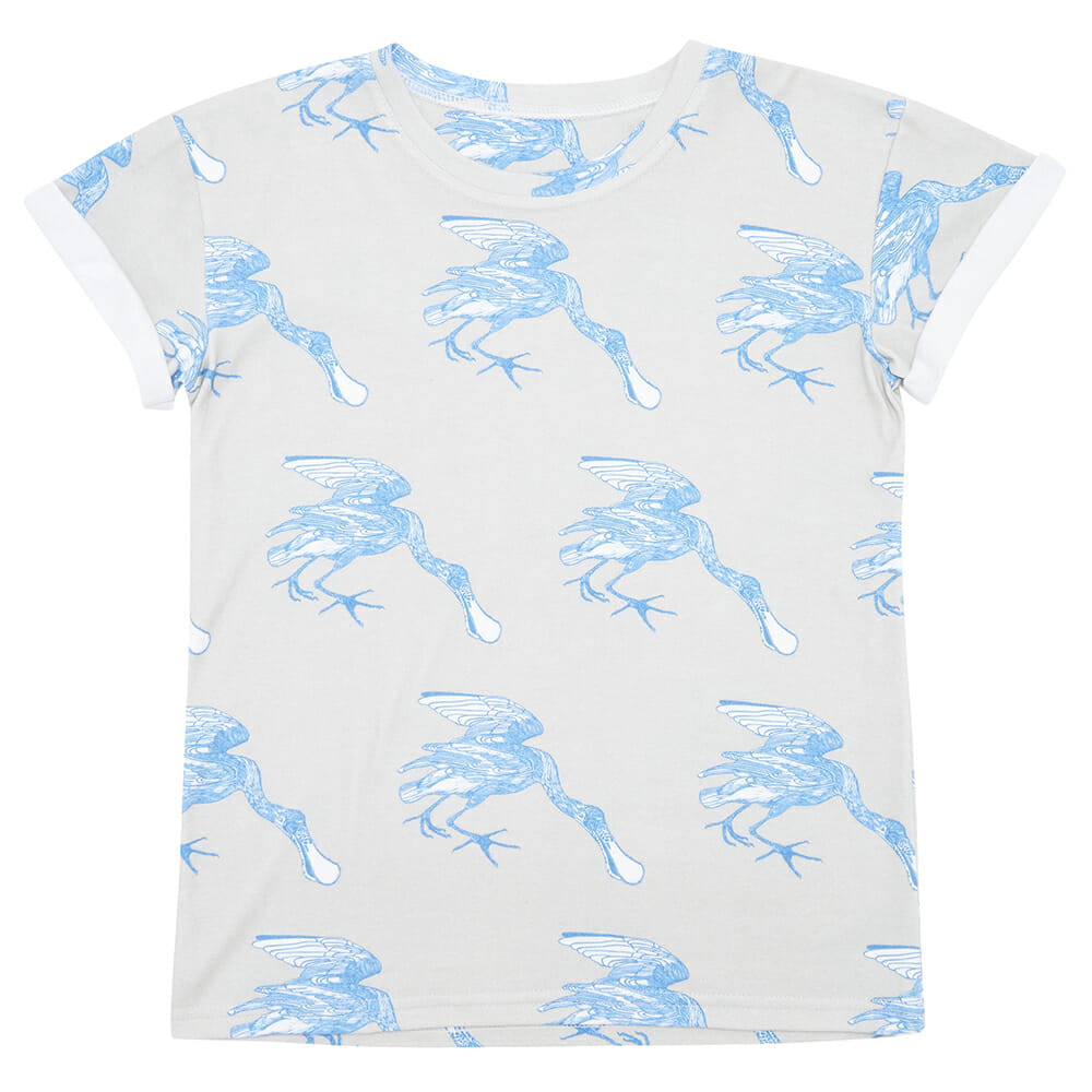 Grey Spoonbill T-Shirt