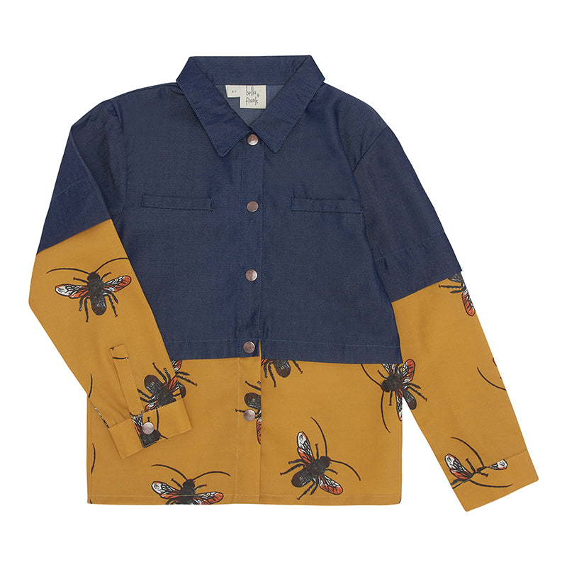 Long Horned Bee Layered Shirt