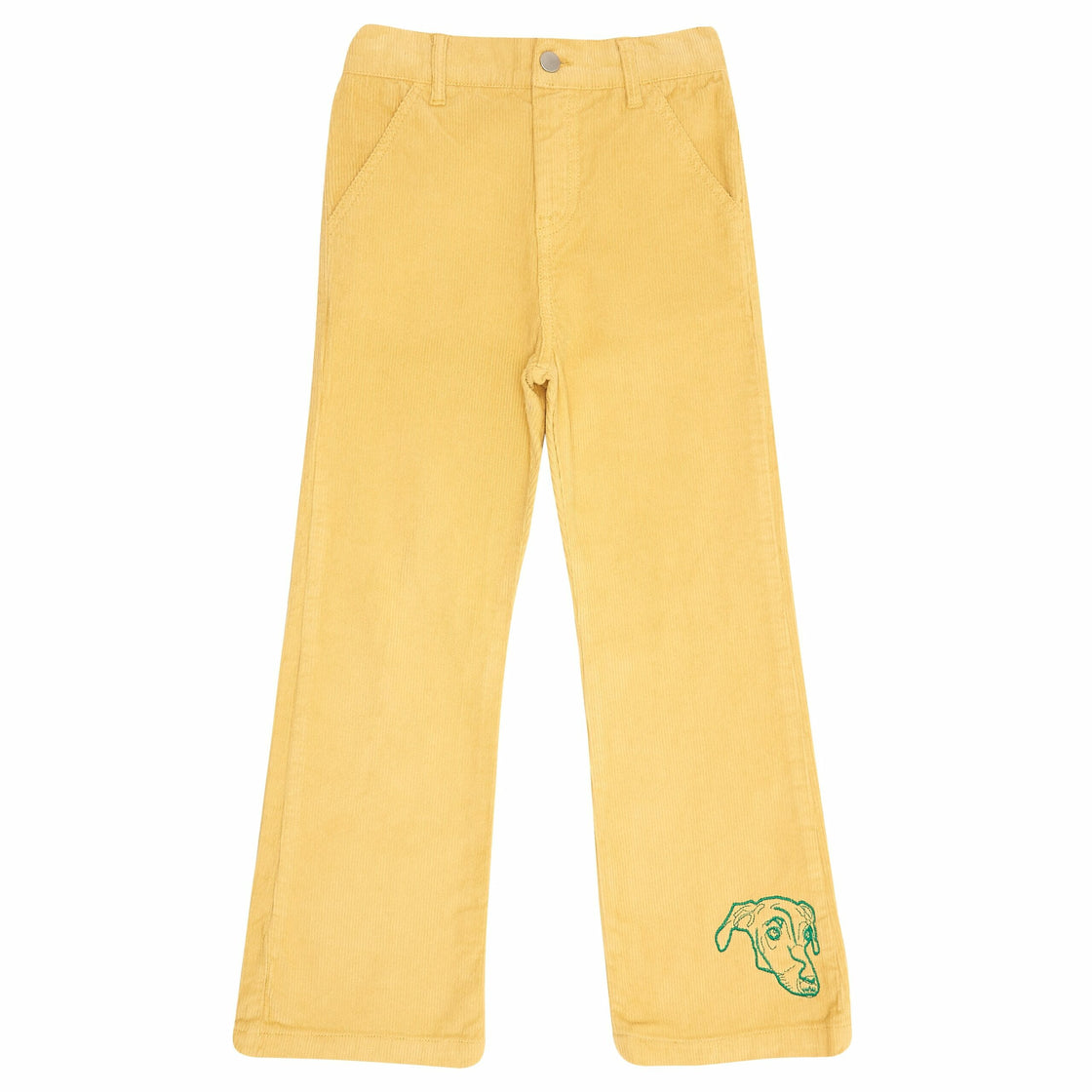 Wide Leg Corduroy Trousers